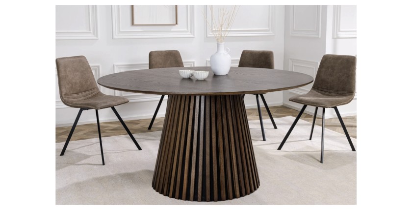 Table de salle à manger KANOVA – Ronde 140 cm – Style contemporain