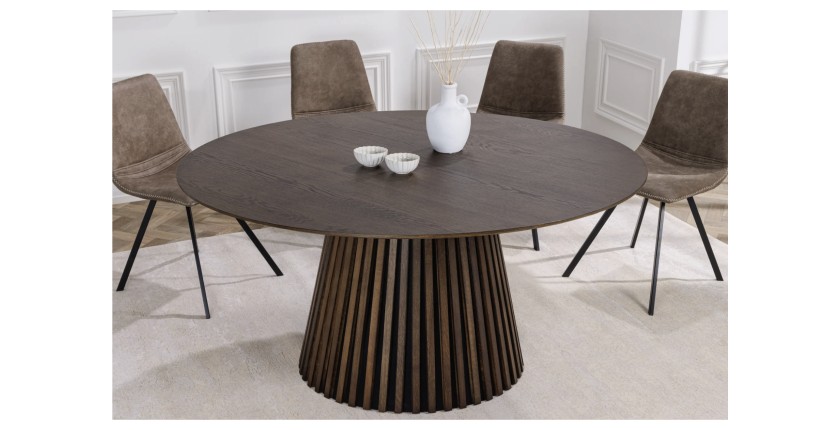 Table de salle à manger KANOVA – Ronde 140 cm – Style contemporain