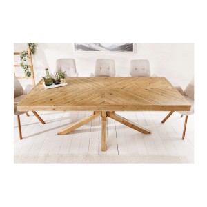 Table de salle à manger LOVARK – Rectangulaire 200 cm – Bois massif de pin