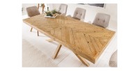 Table de salle à manger LOVARK – Rectangulaire 200 cm – Bois massif de pin