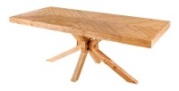 Table de salle à manger LOVARK – Rectangulaire 200 cm – Bois massif de pin