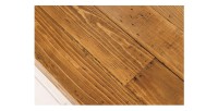 Table de salle à manger RANCHO – Rectangulaire 300 cm – Bois massif de pin recyclé et métal – Style rustique