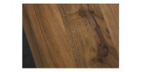 Zoom sur le plateau LODEN bois foncé