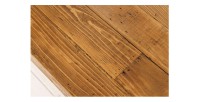 Grande table RANCHO – Rectangulaire 400 cm – Bois massif de pin recyclé et métal – Style rustique