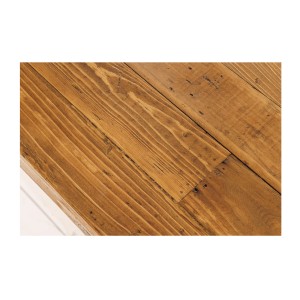 Grande table RANCHO – Rectangulaire 400 cm – Bois massif de pin recyclé et métal – Style rustique