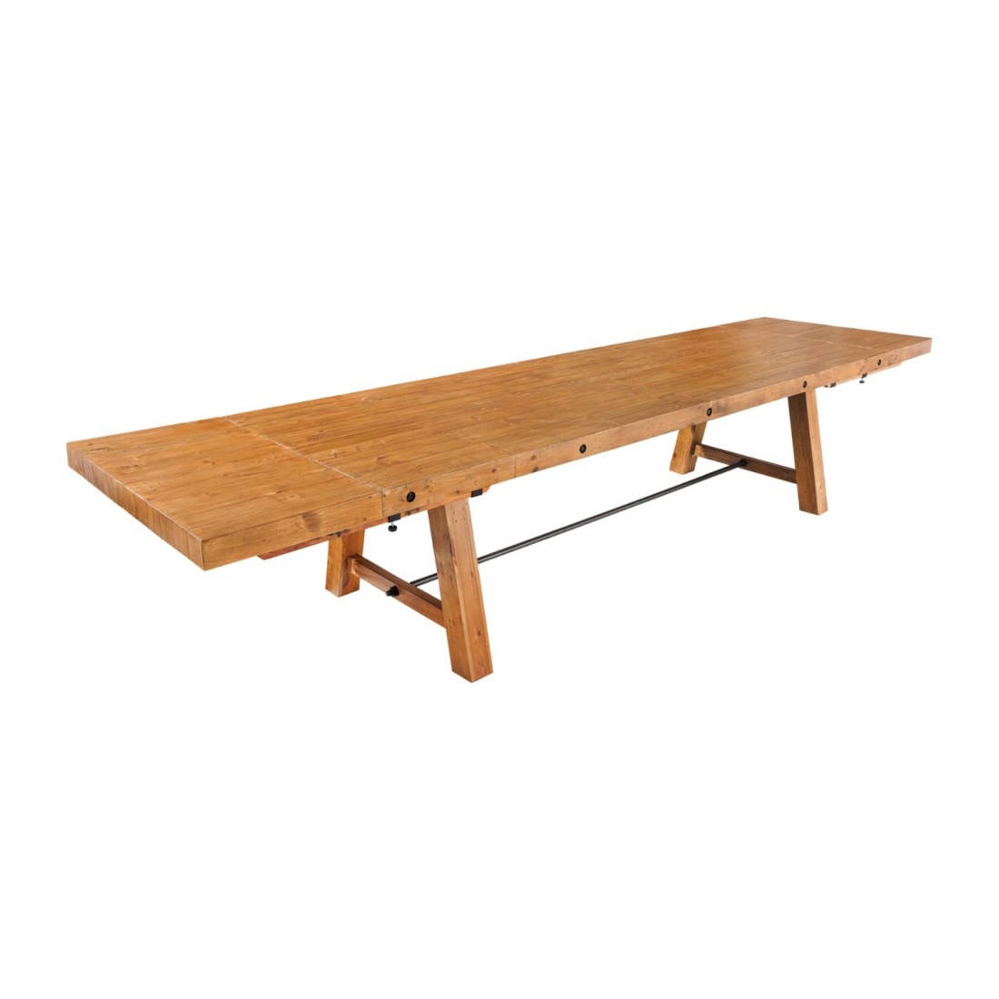 Table RANCHO extensible sur fond blanc
