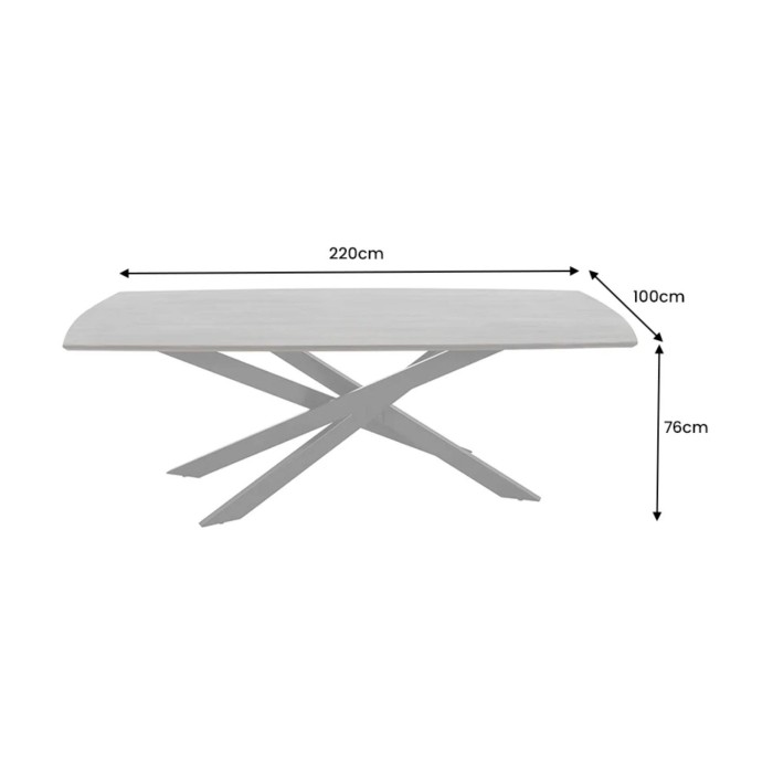 Table ARKOS 220cm dimensions
