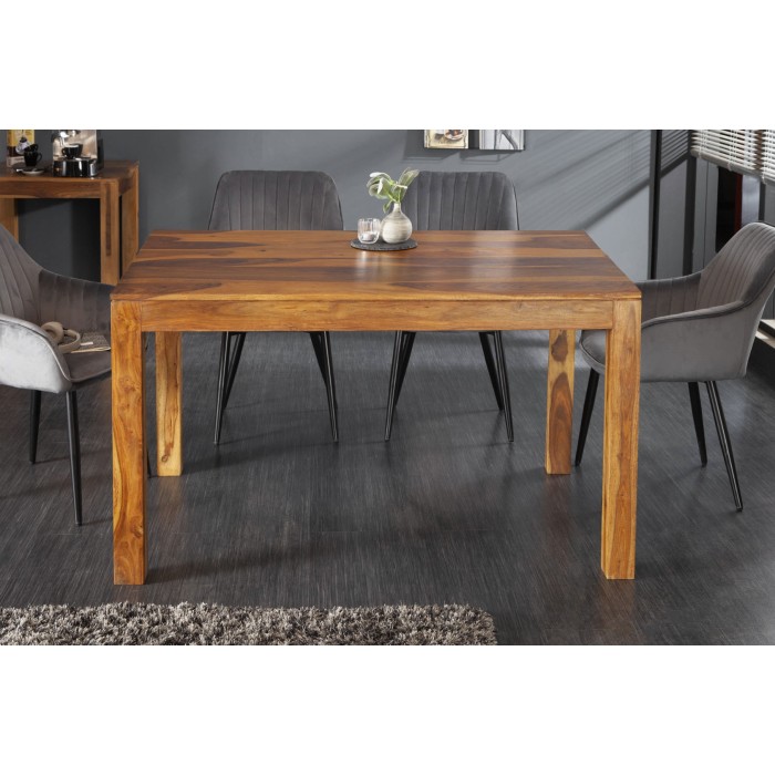 Tavolo da pranzo TAVINA – Rettangolare 120 cm – Legno massiccio – Stile rustico