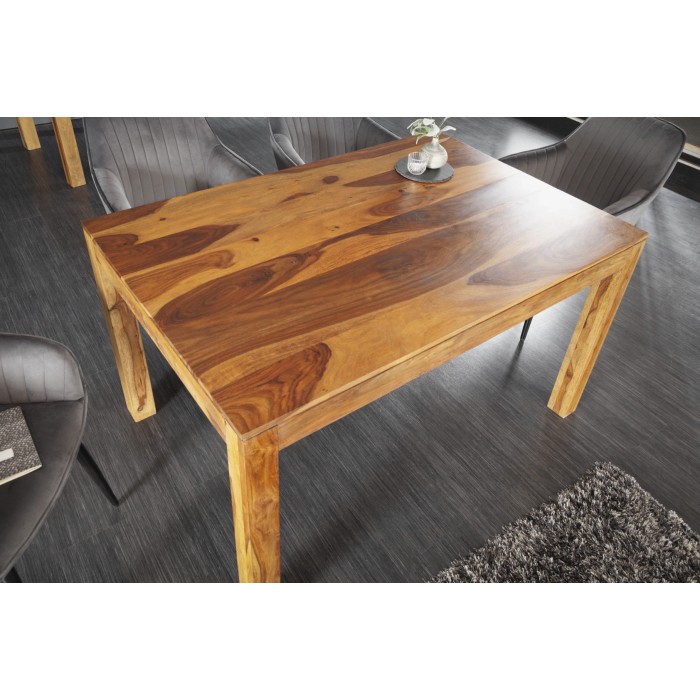 Tavolo da pranzo TAVINA – Rettangolare 120 cm – Legno massiccio – Stile rustico