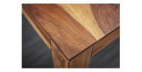 Table de salle à manger TAVINA – Rectangulaire 120 cm – Bois massif – Style rustique