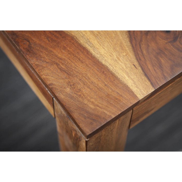 Tavolo da pranzo TAVINA – Rettangolare 120 cm – Legno massiccio – Stile rustico