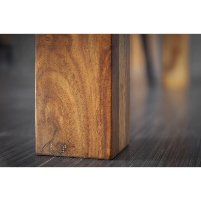 Tavolo da pranzo TAVINA – Rettangolare 120 cm – Legno massiccio – Stile rustico