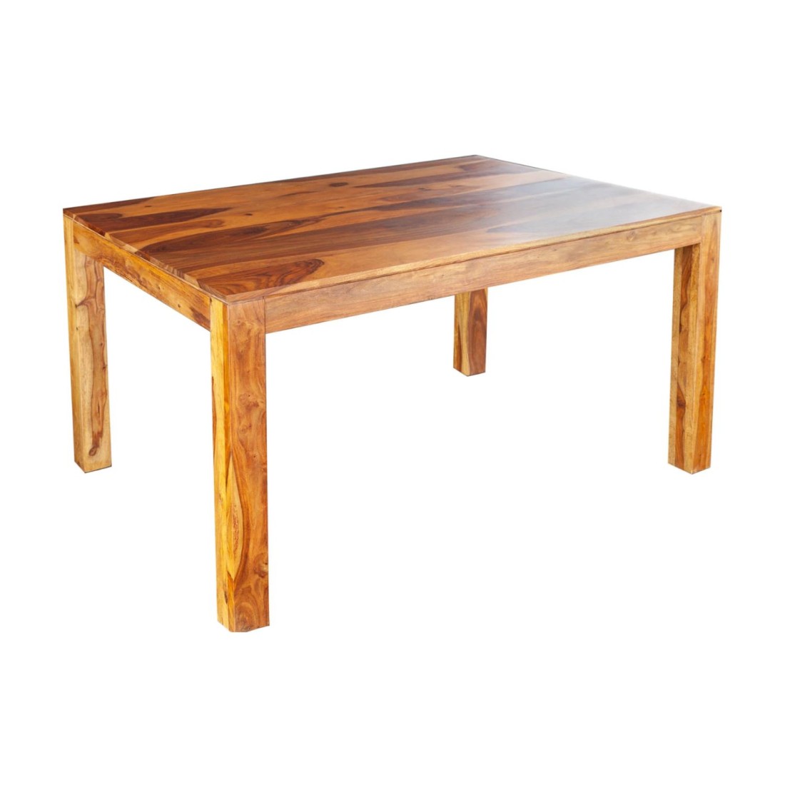 Table de salle à manger TAVINA – Rectangulaire 120 cm – Bois massif – Style rustique