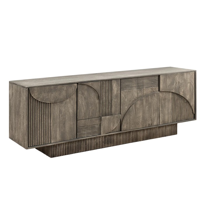 Buffet 170 cm 4 portes bois...
