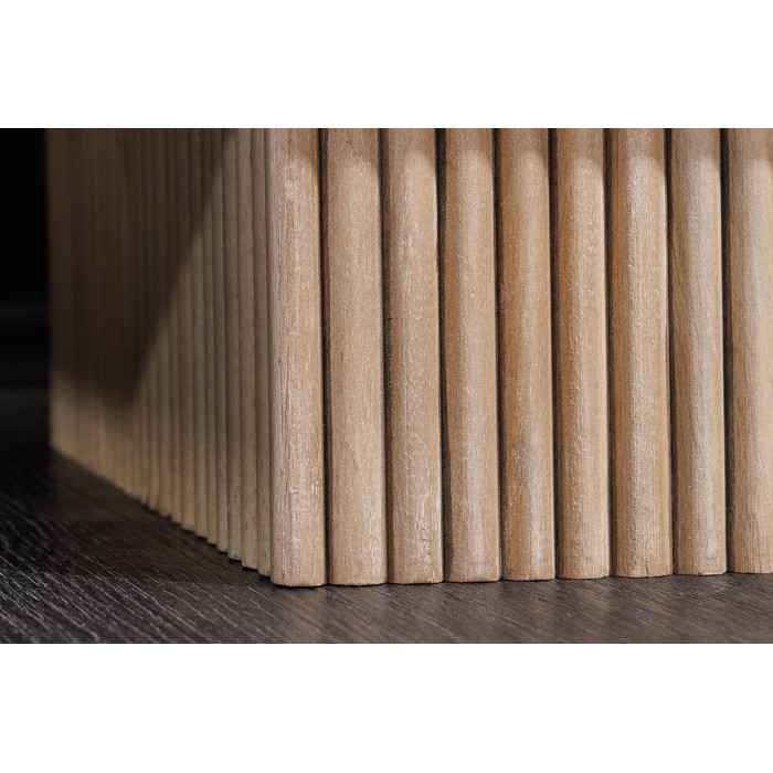 Buffet ORINO 170 cm – Bois massif de manguier blanchi – Style Art Déco 