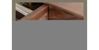 Buffet SYRMA 175 cm – Bois massif d’acacia sculpté – Design 3D dynamique
