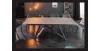 Zoom sur le système d'extension de la table LIXOR grise