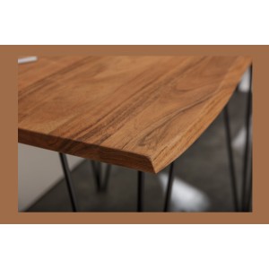 Zoom sur le bord de la table ARKAYA