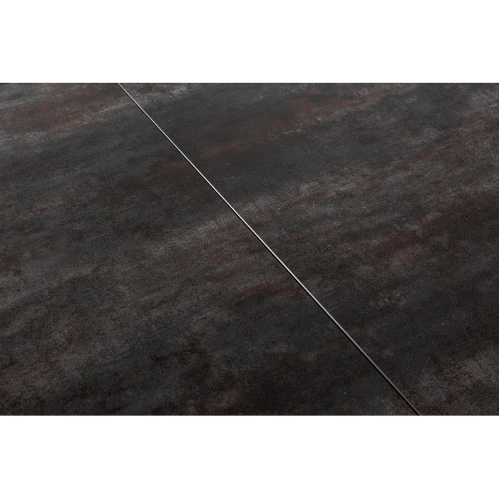 Table de salle à manger STELIX – Extensible 180 à 260 cm – Structure métal et plateau en verre trempé et céramique
