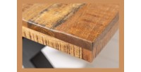 Zoom sur le coin de la table LODEN 240cm