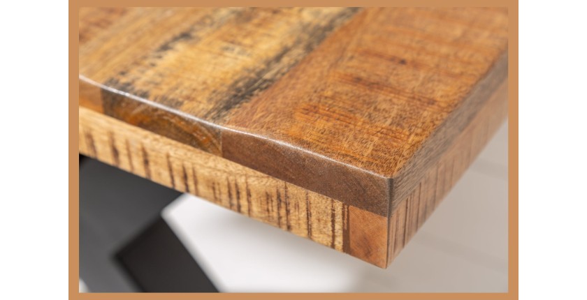 Zoom sur le coin de la table LODEN 240cm