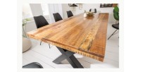 Table LODEN pieds en X 240cm vu de côté