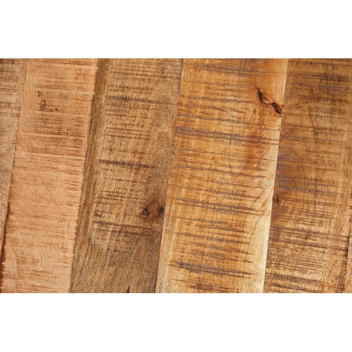 Table de salle à manger LODEN – Bois massif de manguier verni – 200 cm – Style industriel