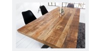 Table LODEN pieds en X 200cm vu de haut