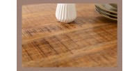 Zoom sur la texture du plateau de la table LODEN 160cm