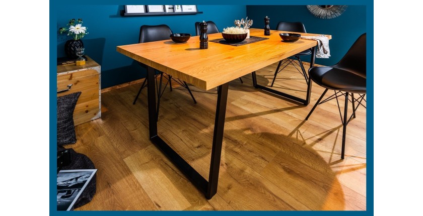 Table MERAX 160cm vu de côté