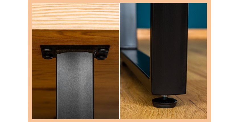 Zoom sur la structure de la table MERAX 160cm