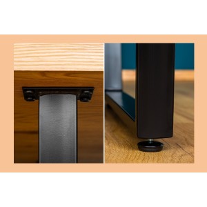 Zoom sur la structure de la table MERAX 160cm