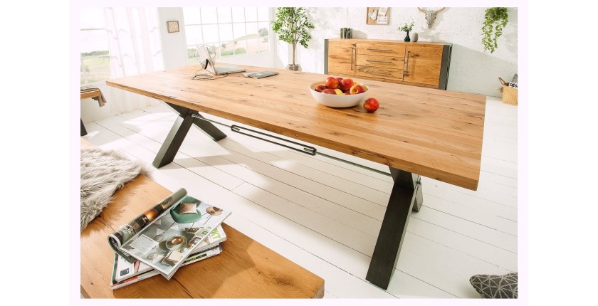 Table CHRIS 240cm décor 3D