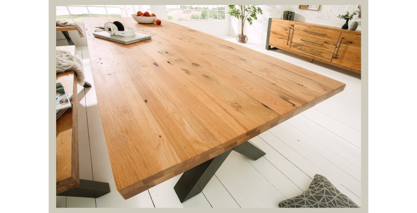 Table CHRIS 240cm vu de haut