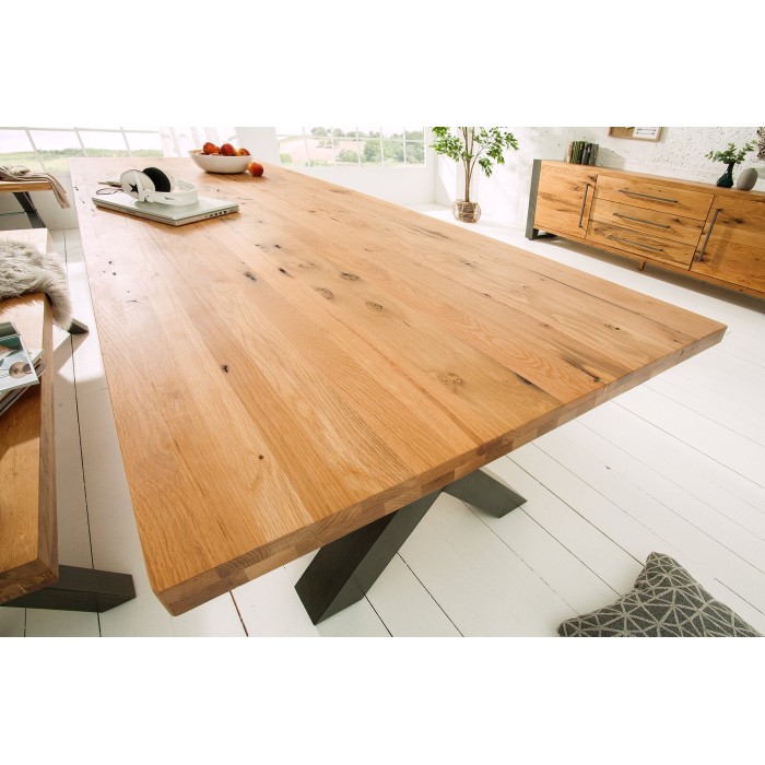 Table CHRIS 200cm vu de haut
