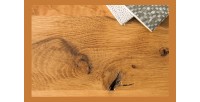 Zoom sur la texture du plateau de la table CHRIS 200cm