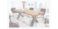 Table CHRIS 200cm dimensions