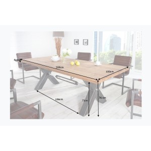Table CHRIS 200cm dimensions