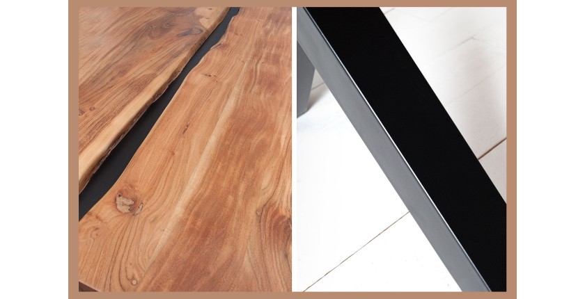 Zoom sur les détails de la table ORKAN 200cm