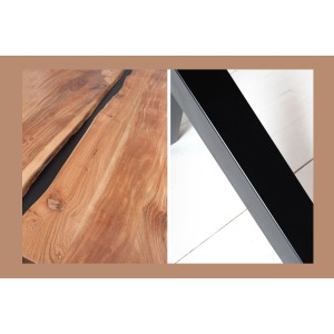 Zoom sur les détails de la table ORKAN 200cm
