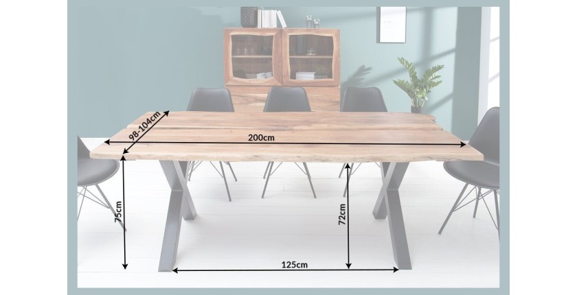 Table ORKAN 200cm dimensions