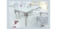Table VELENA argenté 200cm vu de côté