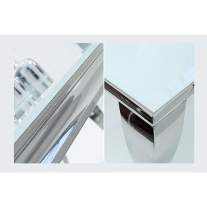 Zoom sur les détails de la table VELENA 180cm