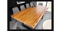 Table ARKAYA 200cm pieds en U vu de côté