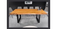 Table ARKAYA 200cm pieds en U décor 3D