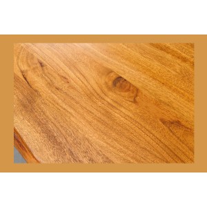 Zoom sur la texture du plateau de la table ARKAYA 200cm pieds en X