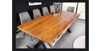 Table ARKAYA pieds en X 200cm vu sous un autre angle