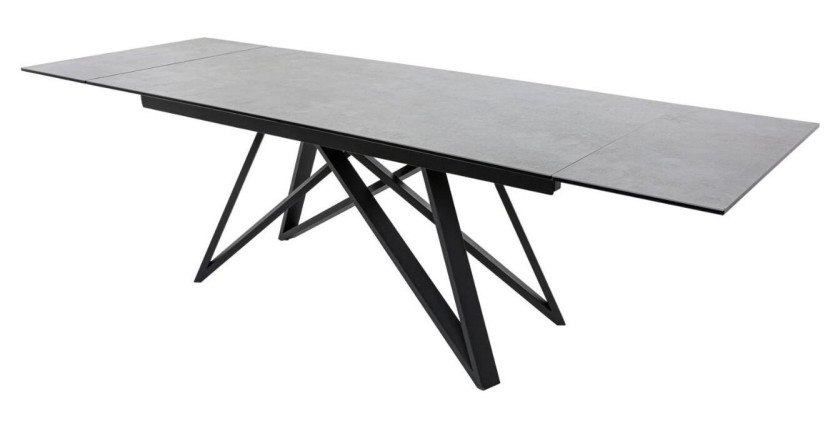 Table LIXOR grise avec extensions