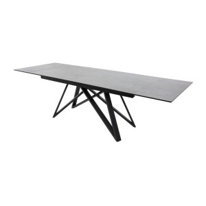 Table LIXOR grise avec extensions