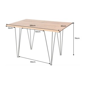 Table ARKAYA dimensions